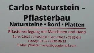 Carlos Naturstein - Pflasterbau